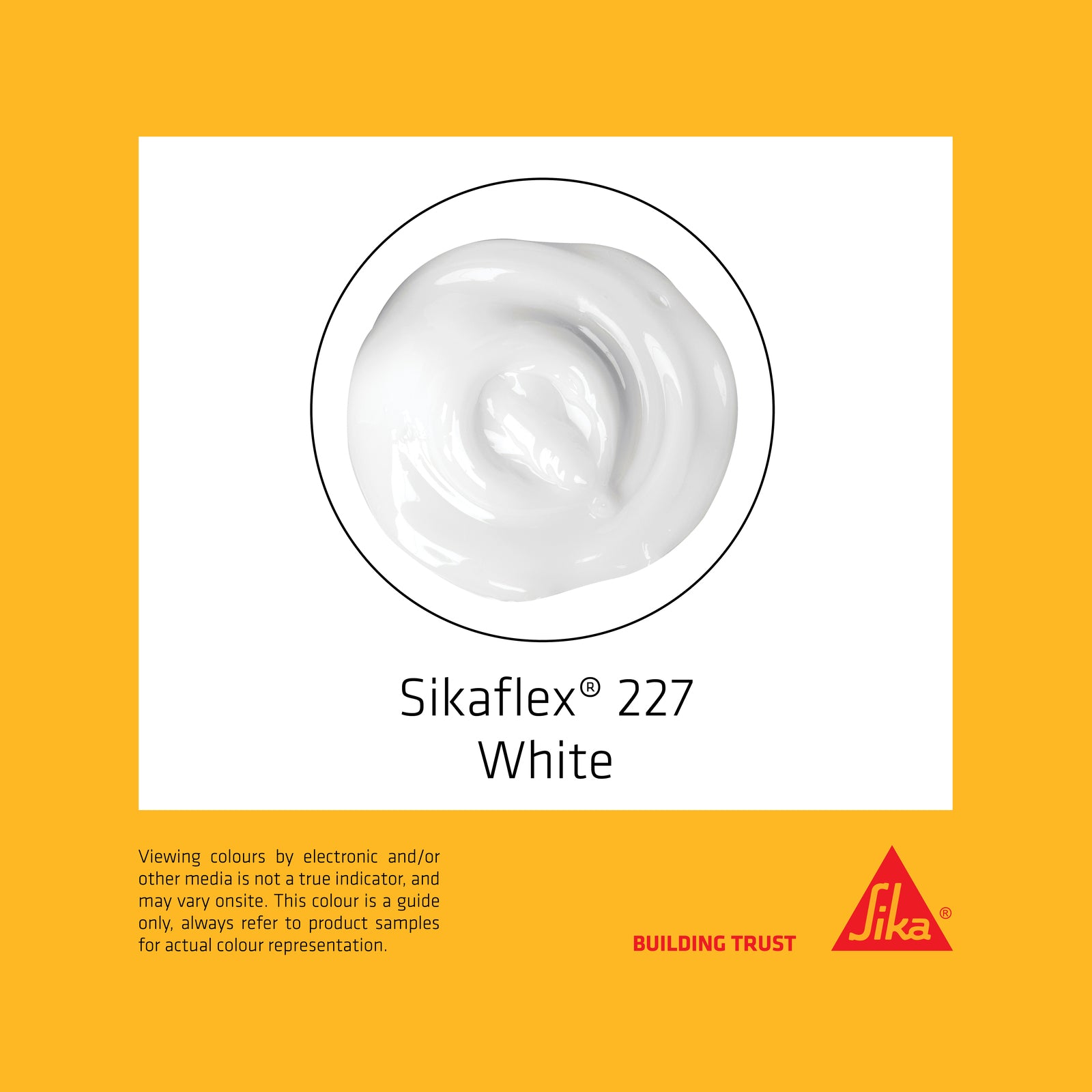 Sika Sikaflex 227 Auto & Construction Sealant 150ml, White Polyurethane