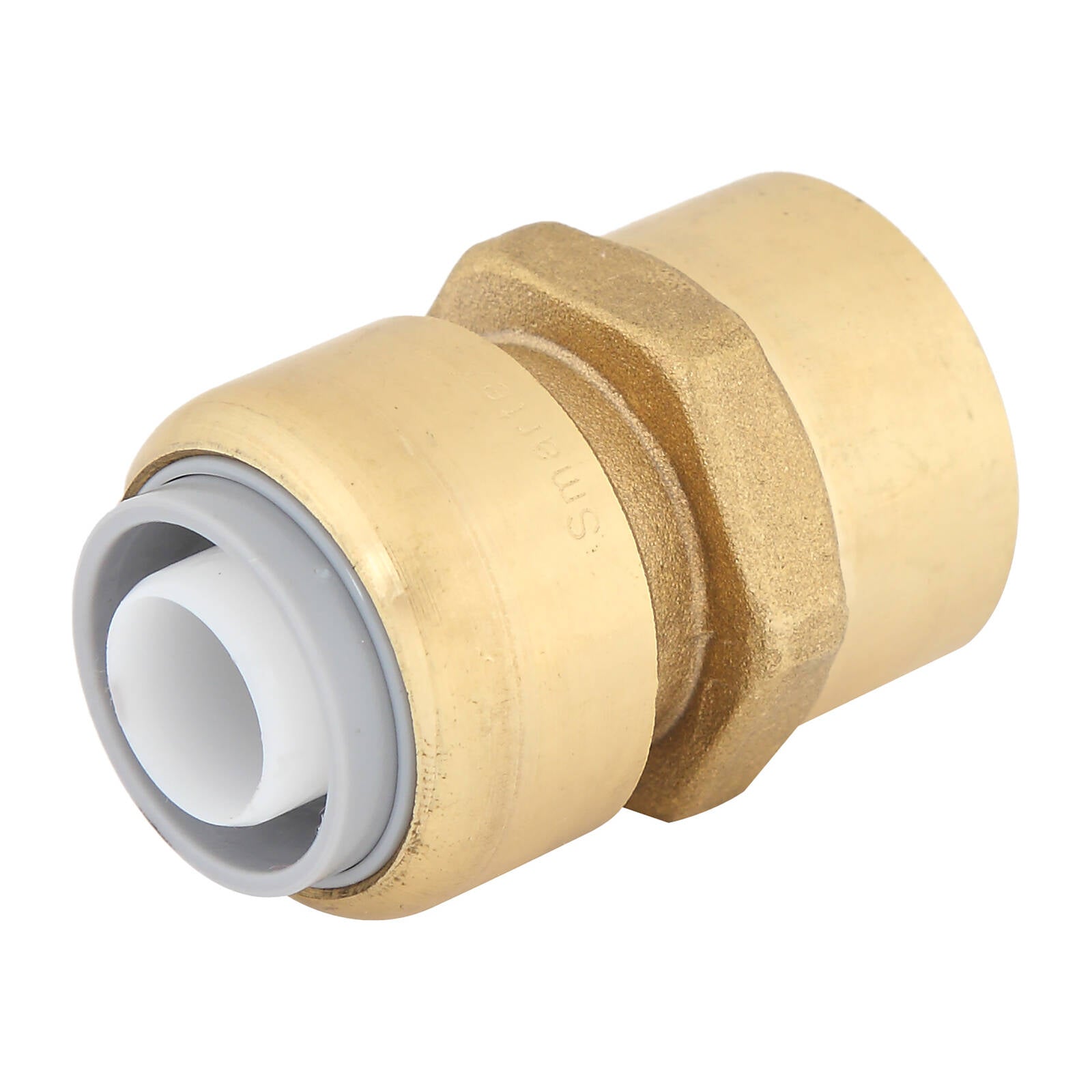 SmarteX-PEX 20 x 20mm Female Connector, Lead Free Brass Push-Fit