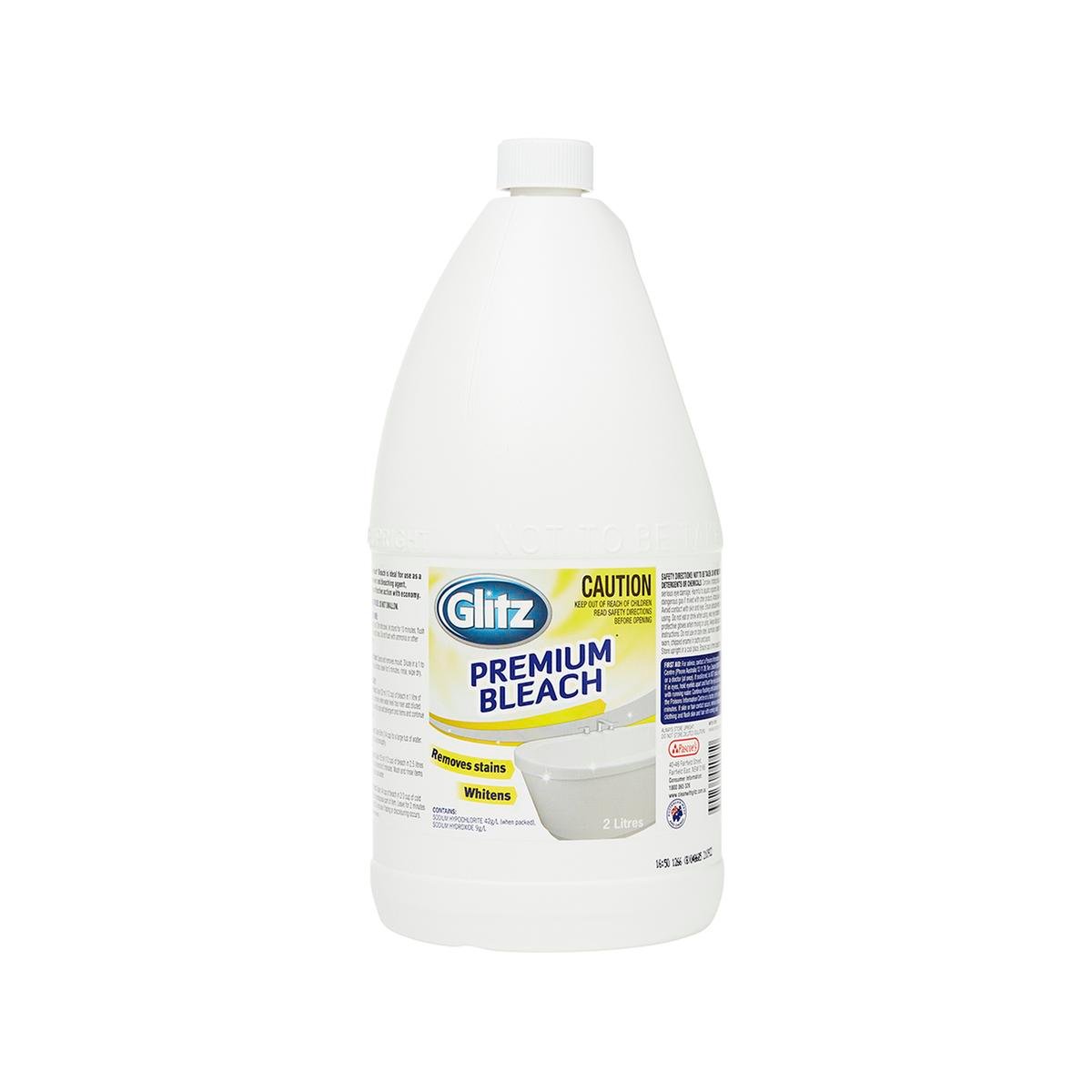 Glitz Bleach - 2L - White - Stain Remover and Sanitiser - SuperSaverAU - view 1