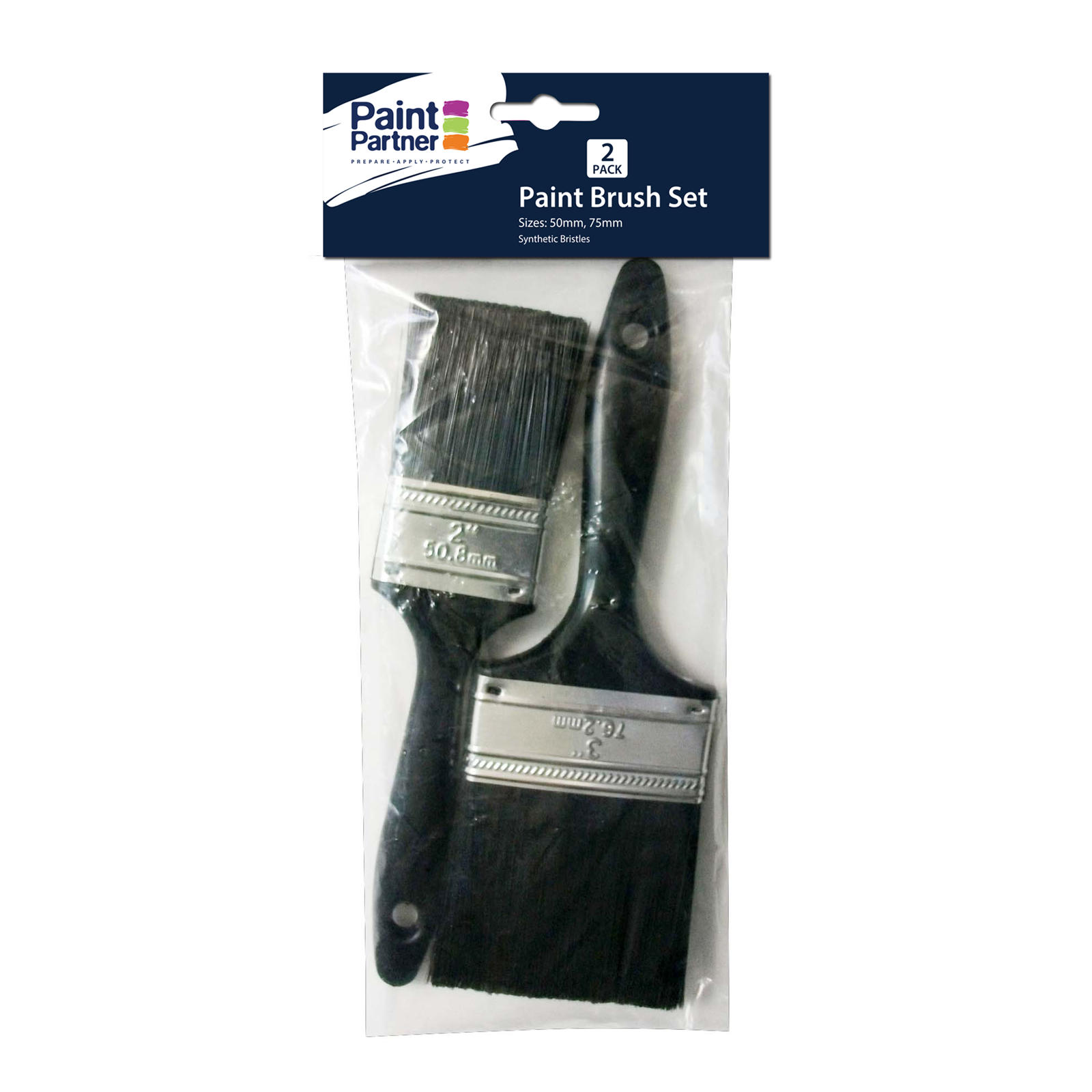 Paint Partner 50mm / 75mm 2 Piece Paint Brush Set - SuperSaverAU - view 1