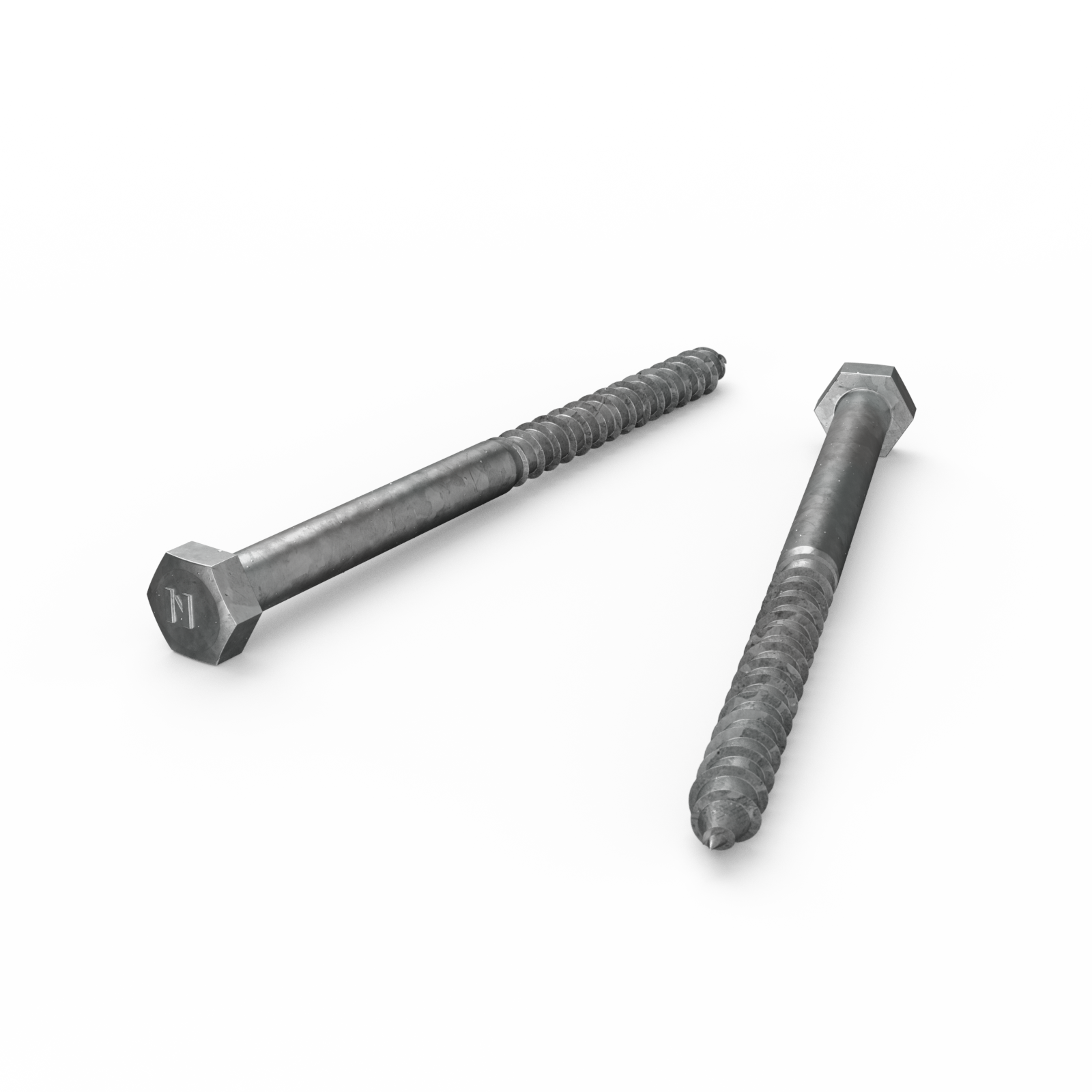 Zenith M10 x 150mm Hot Dip Galvanised Hex Head Coach Screw - Each