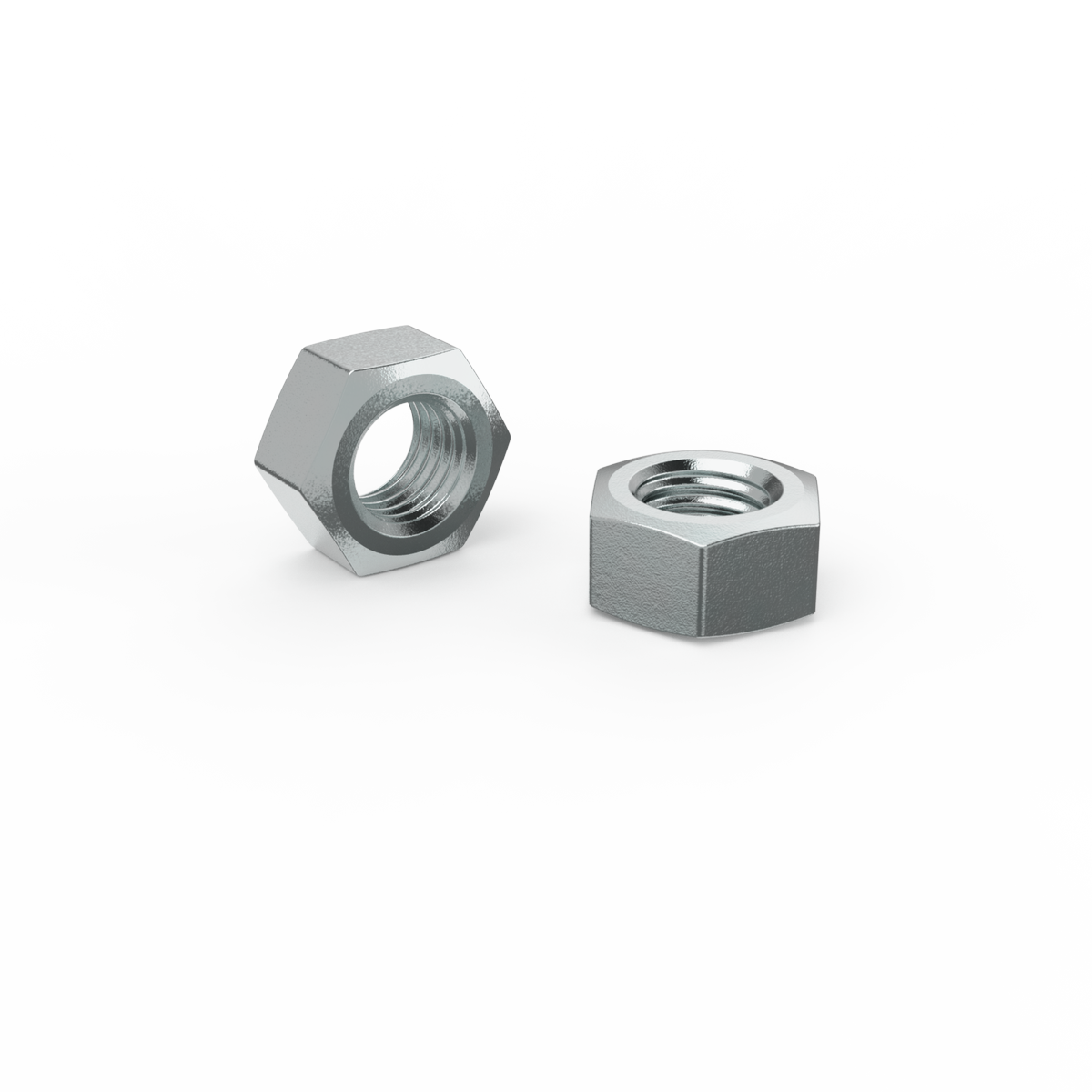Zenith M10 Zinc Plated Hex Nut - Each