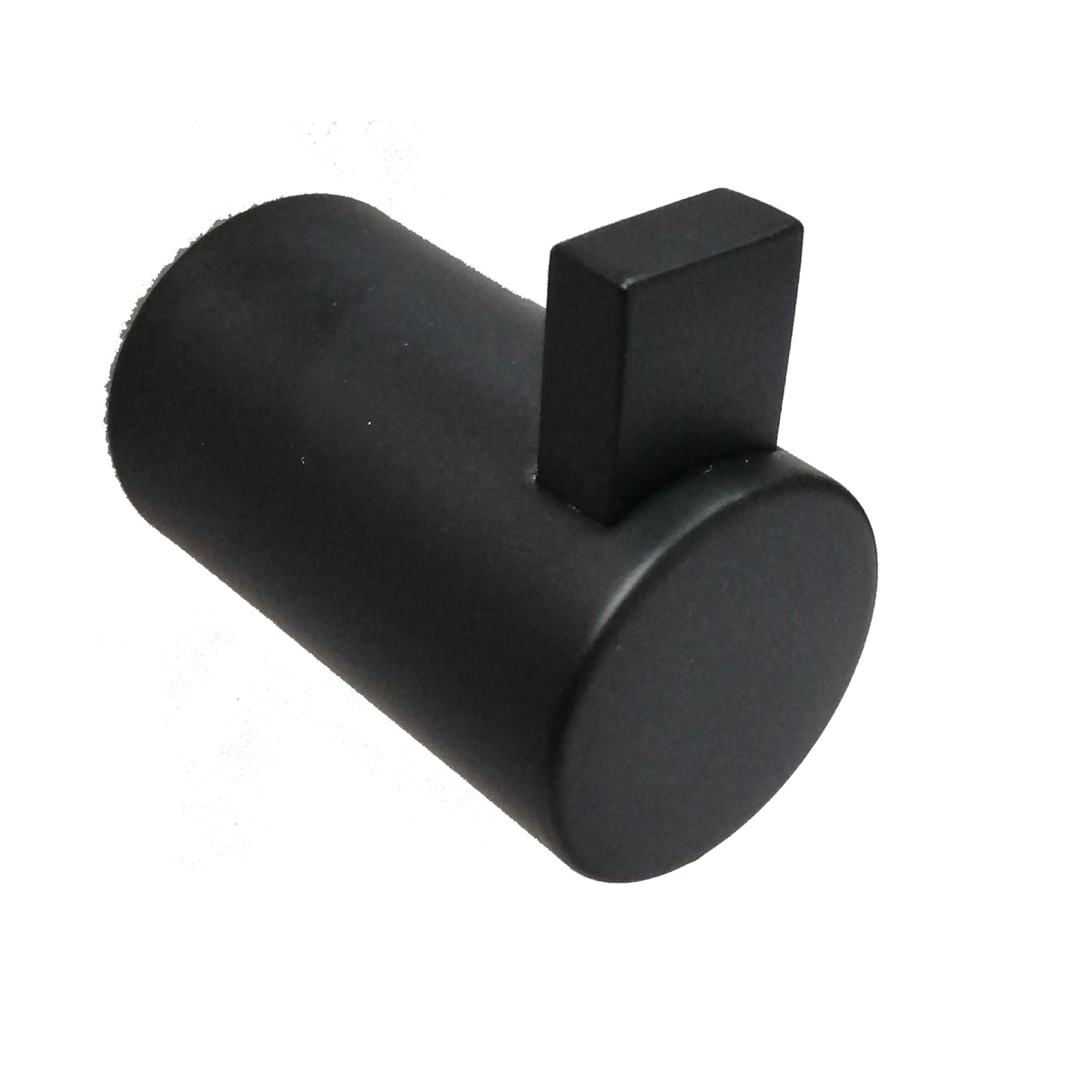 Barelli Matte Black Ambiente Coated Zinc Alloy Single Robe Hook
