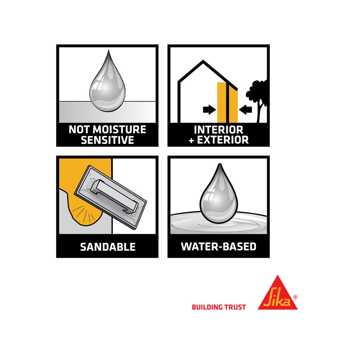 Sika 400ml Blue Grey 107 Wet Area Filler