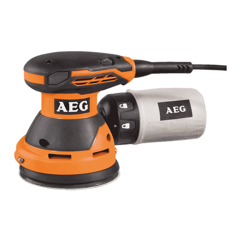 AEG 300W 125mm Random Orbital Sander EX125ES Corded, Variable Speed to 15000RPM