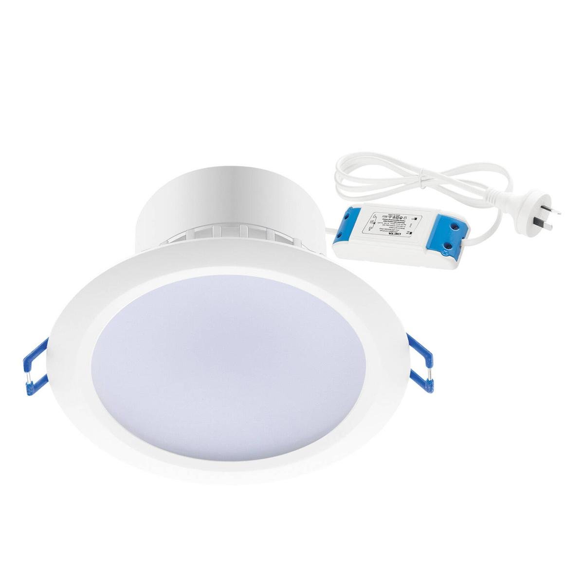 DETA 10W 940lm Grid Connect Smart LED Downlight Hardwired DET902HA