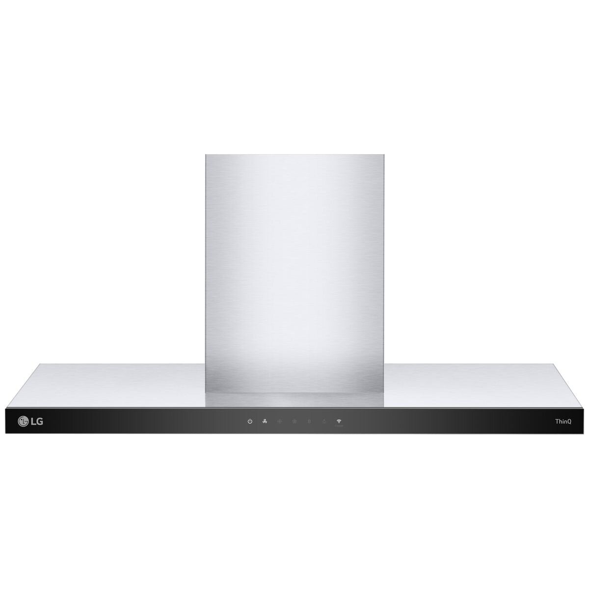 LG 90cm Series 7 canopy range hood - stainless steel, ThinQ app control, 830m³/h, 4 speeds - BWH907T3S