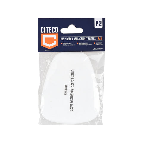 Citeco P2 Replacement Respirator Cartridge Black