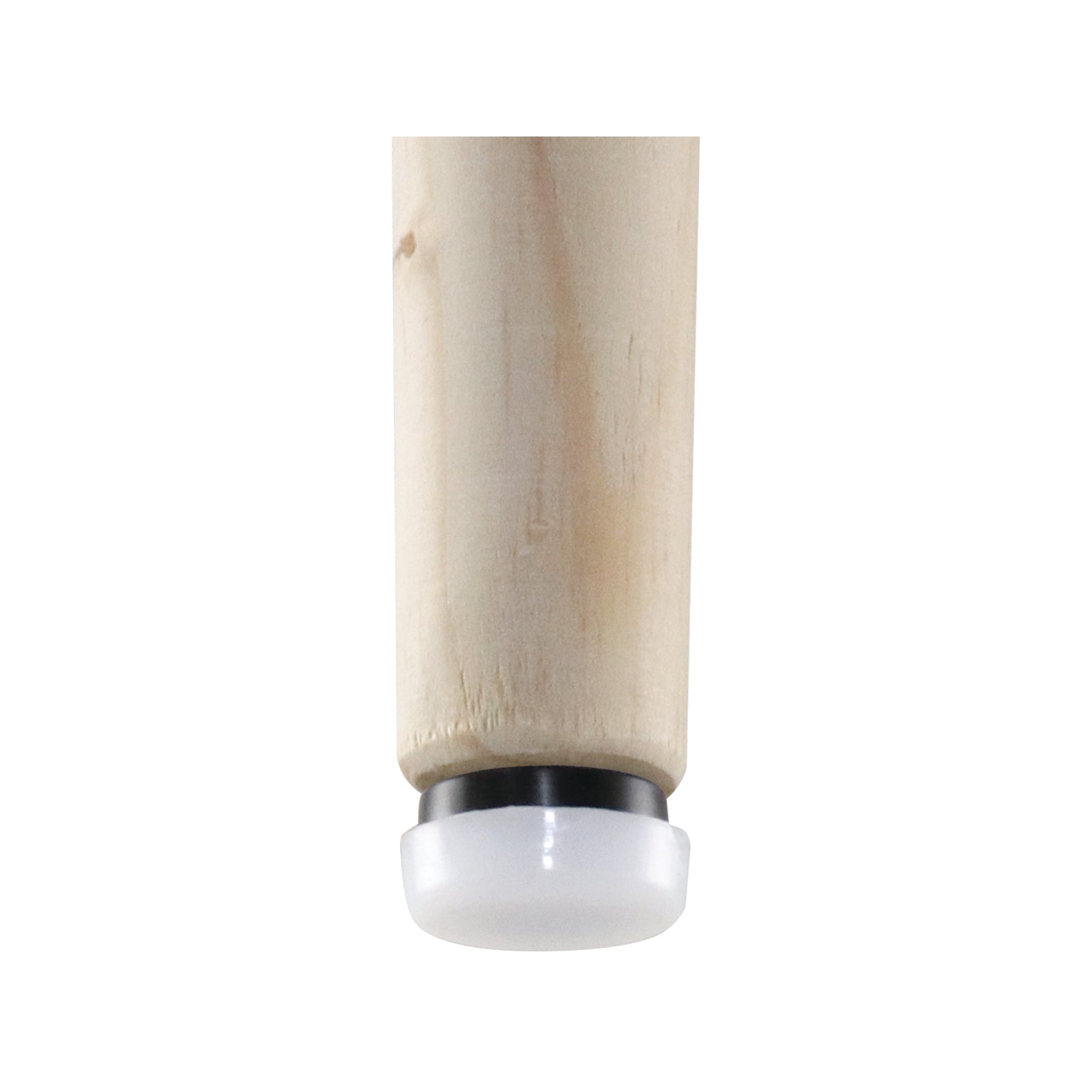 Surface Gard 22mm White Round Plastic Cushioned Nail-On Furniture Glide - 4 Pack
