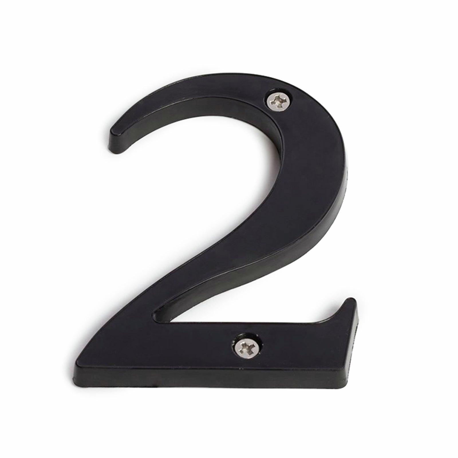 Sandleford 85mm Black Plastic House Number 2 - Weather Resistant