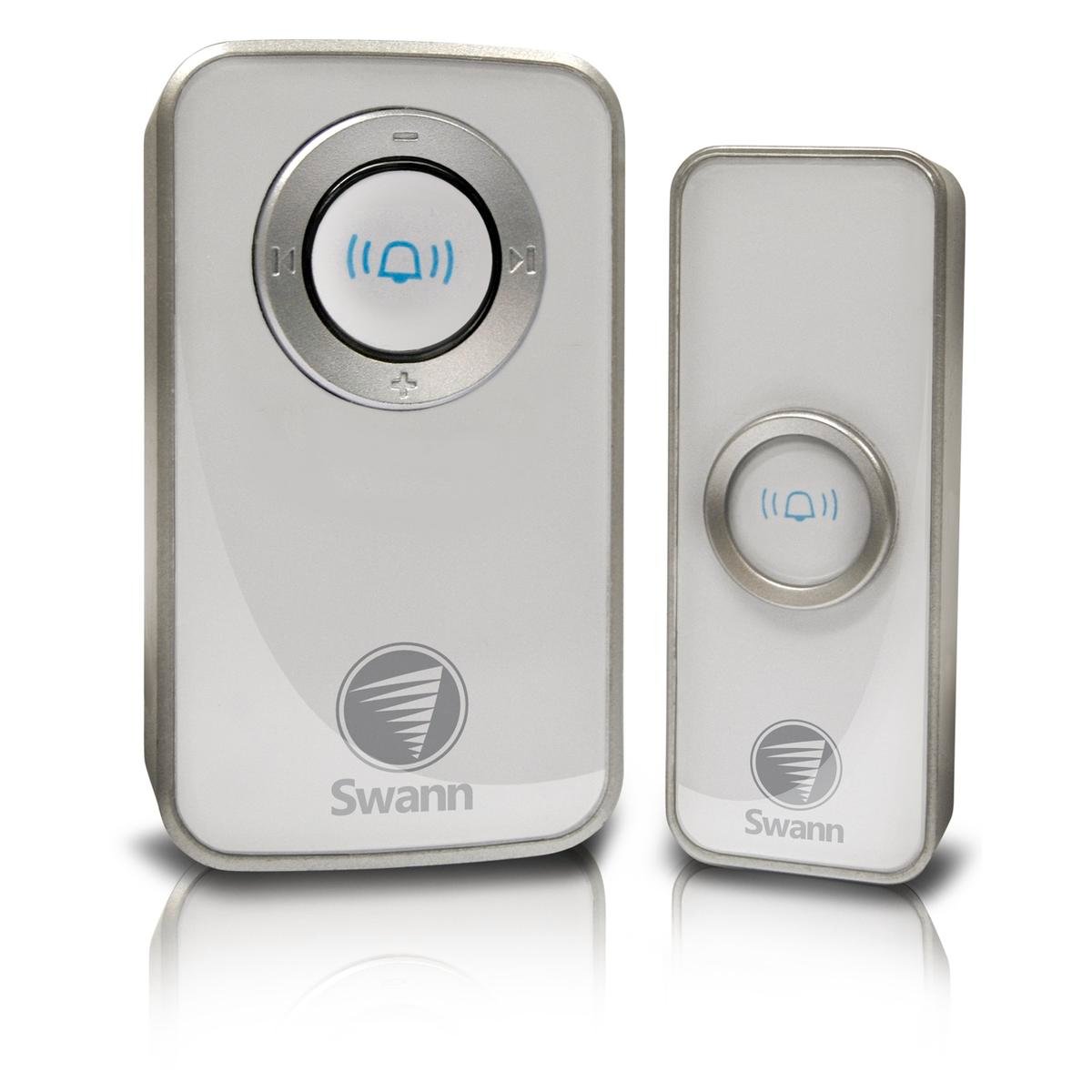 Swann Wireless Door Chime with Receiver 32 Sounds Plug-In SWHOM-DC820P