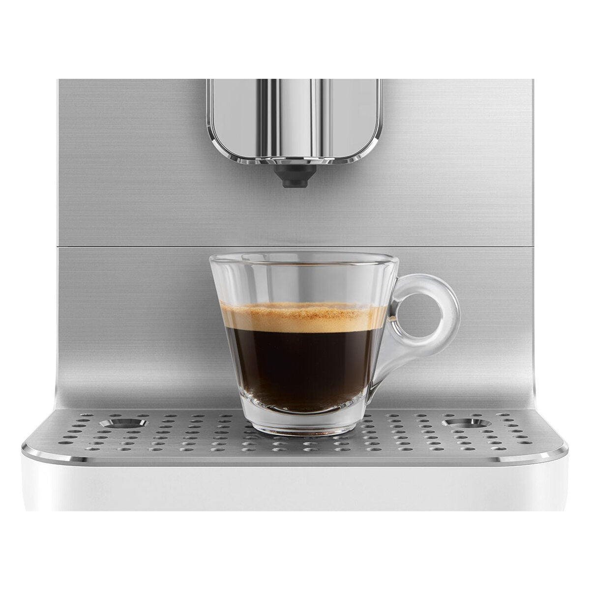 Smeg Automatic Coffee Machine with AutoMilk - 19-Bar Pump, Quick Clean, White - BCC13WHMAU