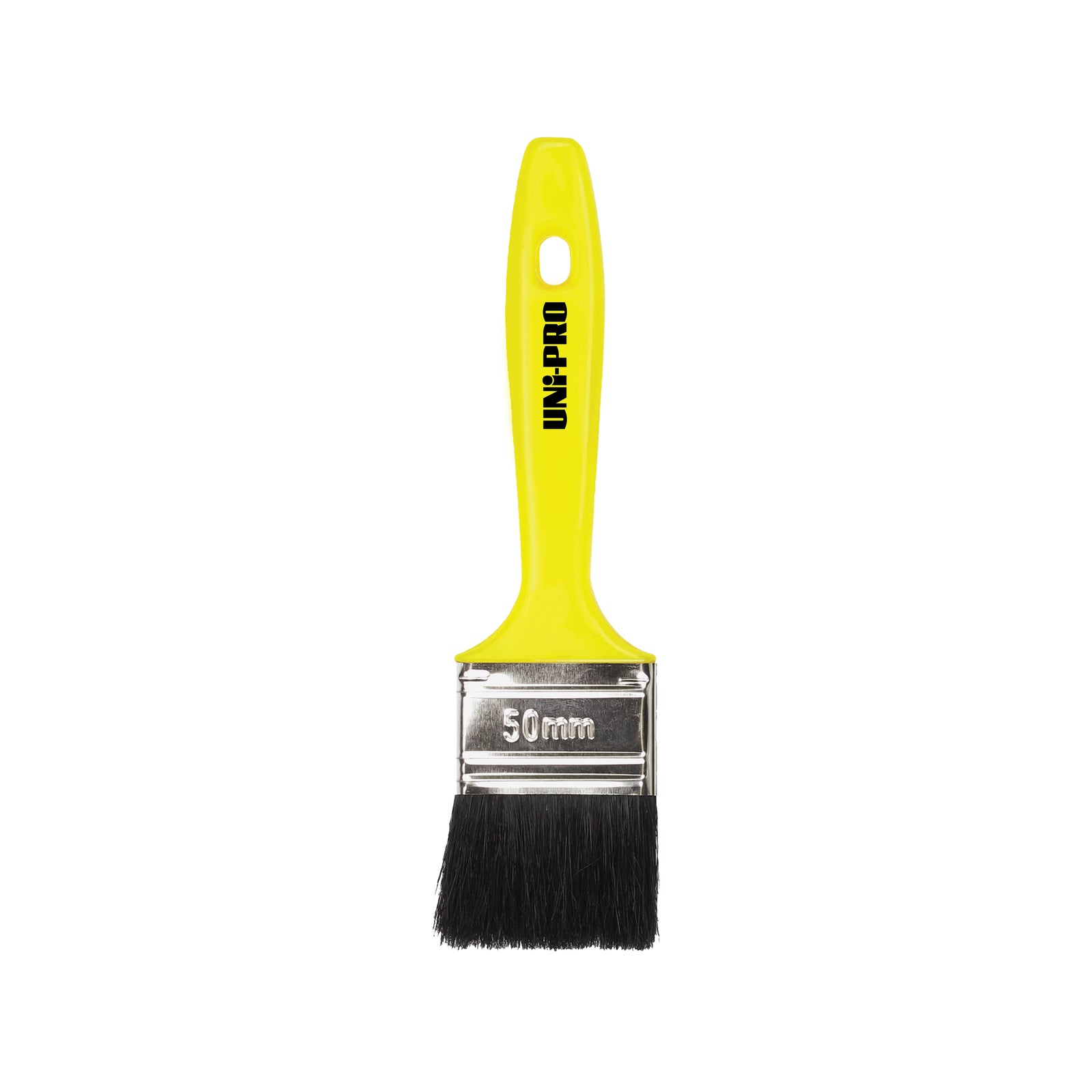 Uni-Pro 50mm Pure Bristle Varnish Brush with Plastic Handle and Metal Ferrule