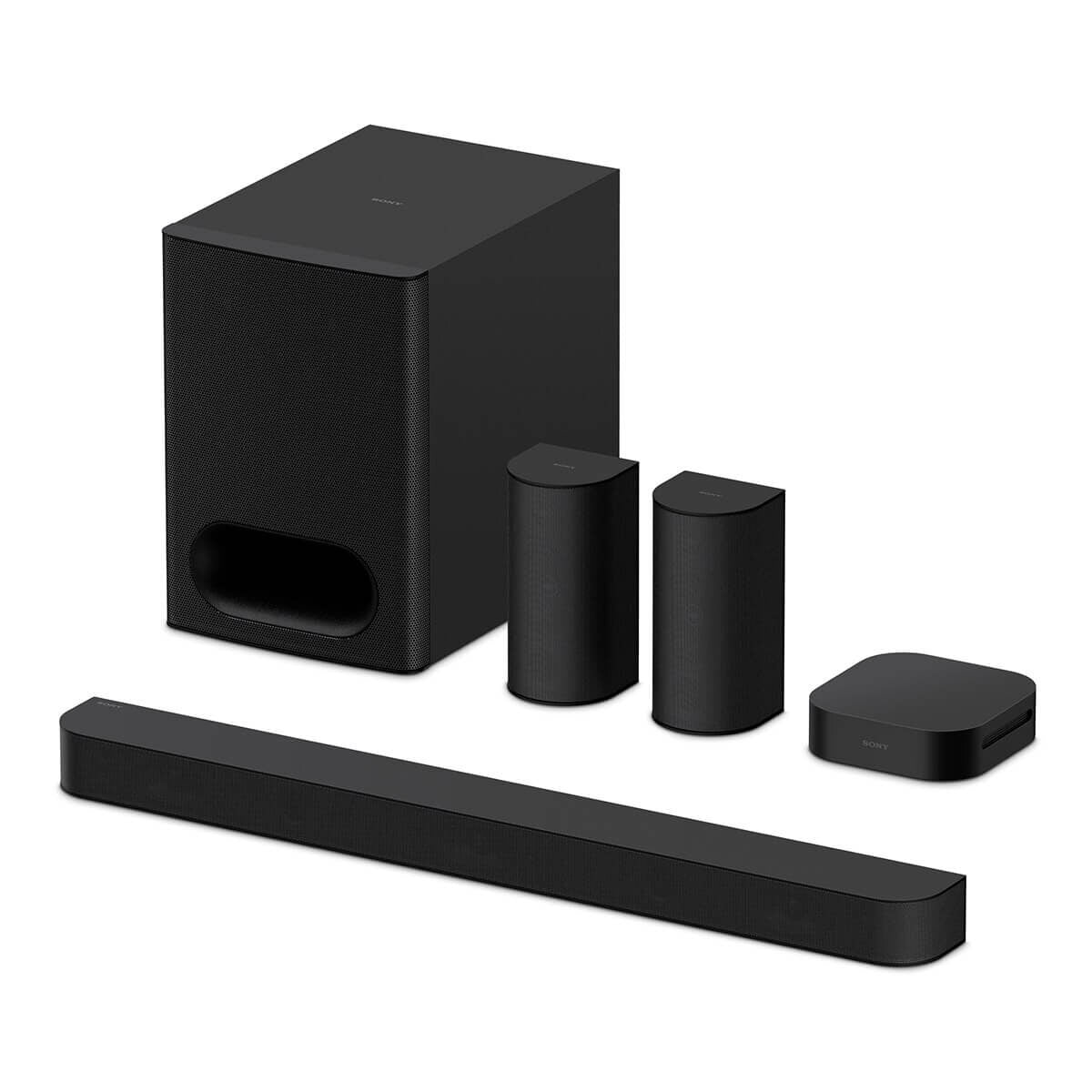 Sony BRAVIA 5.1ch Home Theatre System with Dolby Atmos - 1000W, Wireless Rear Speakers, Bluetooth - HTS60