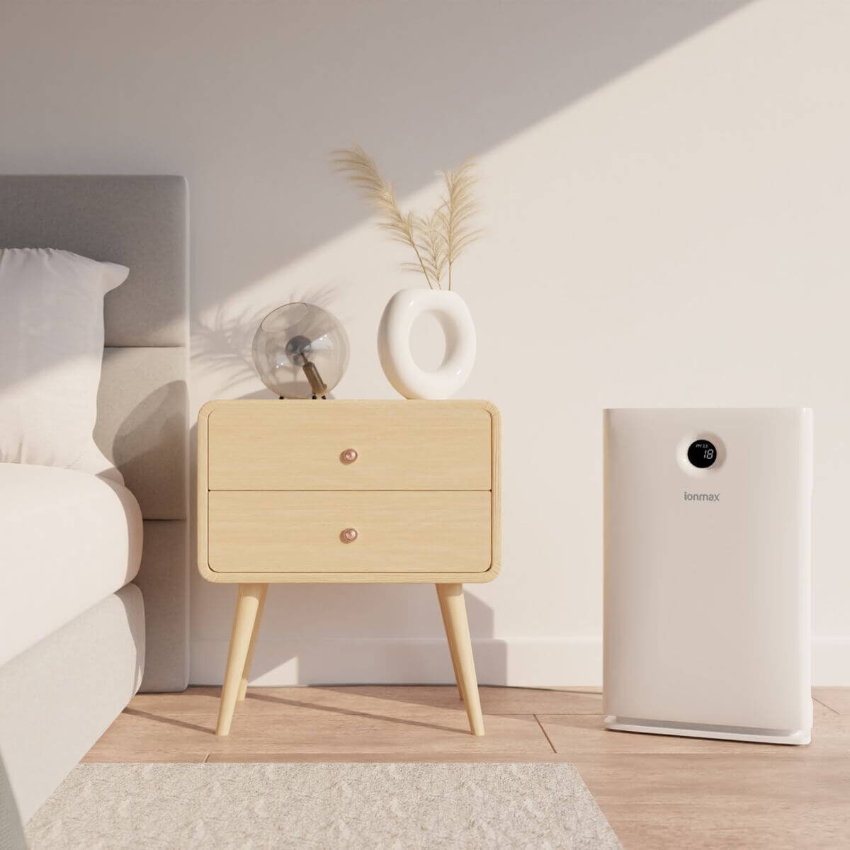 Ionmax UV HEPA Air Purifier - 5-Stage Filtration, Activated Carbon, Wi-Fi, Carry Handle - ION430