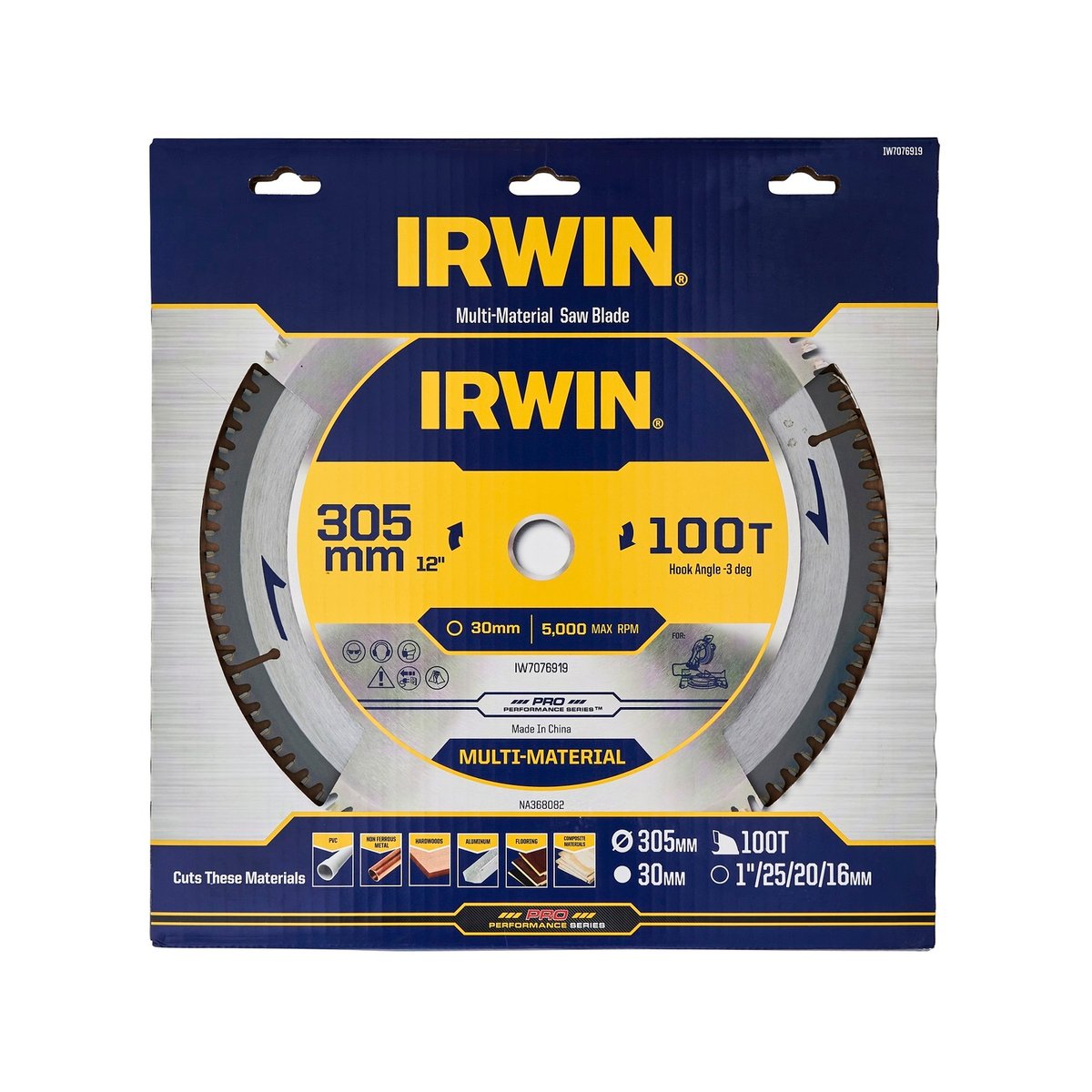 IRWIN 305mm 100T Marathon Pro Multi Material Circular Saw Blade