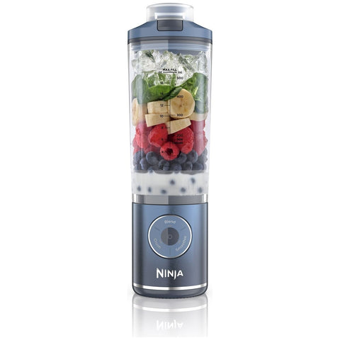 Ninja Blast Max Portable Blender 650ml - Deep Navy - Cordless Auto IQ Programs - BC251NV