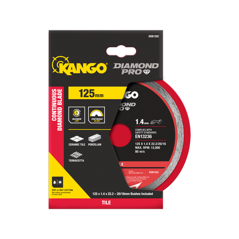 Kango 125mm Continuous Rim Diamond Saw Blade KDB125C