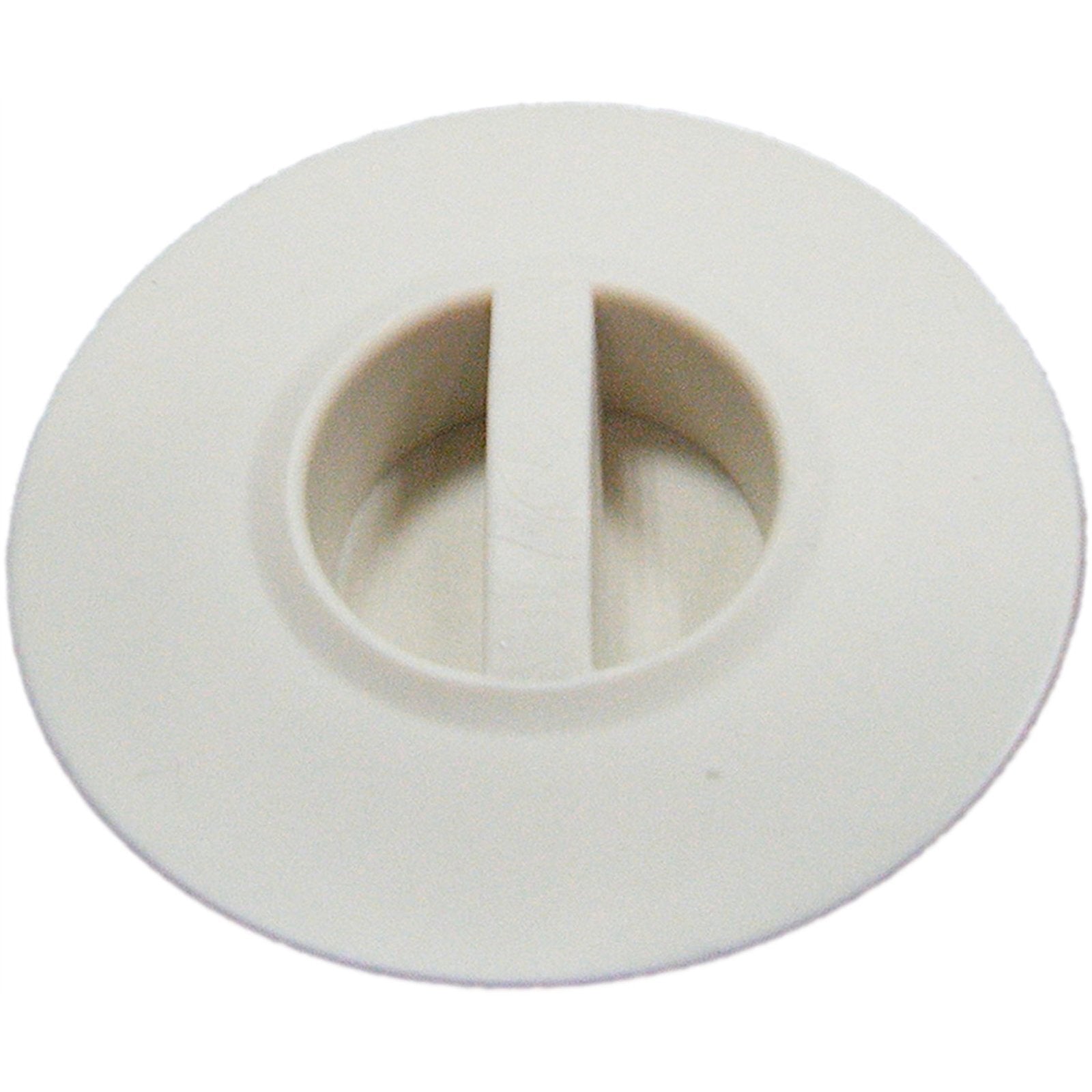 Kinetic 38mm Cross Bar Multi Fit Plug, White PVC Basin Bath Drain