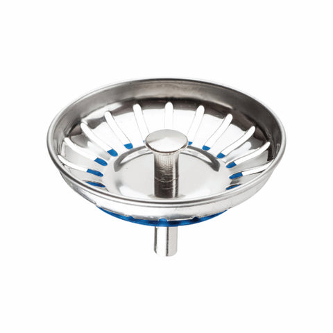 EnduraSeal 80mm Stainless Steel Premium Sink Strainer, Chrome for Standard Waste