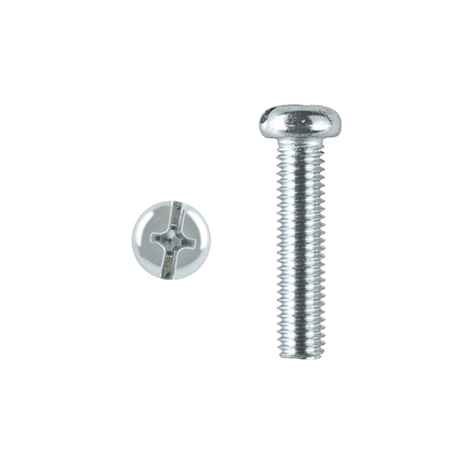 Pinnacle M8 x 50mm Zinc Plated Round Head Bolts And Nuts - 4 Pack