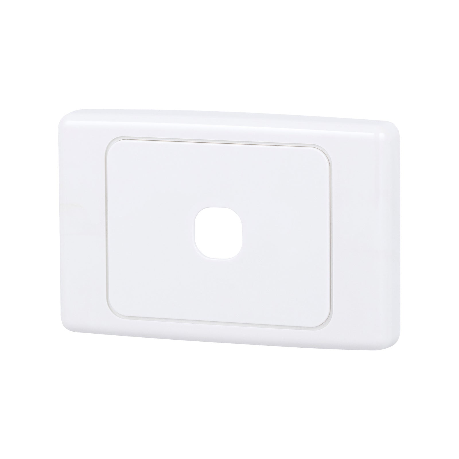 DETA 1 Aperture Grid Plate White Plastic 75mm x 115mm Indoor