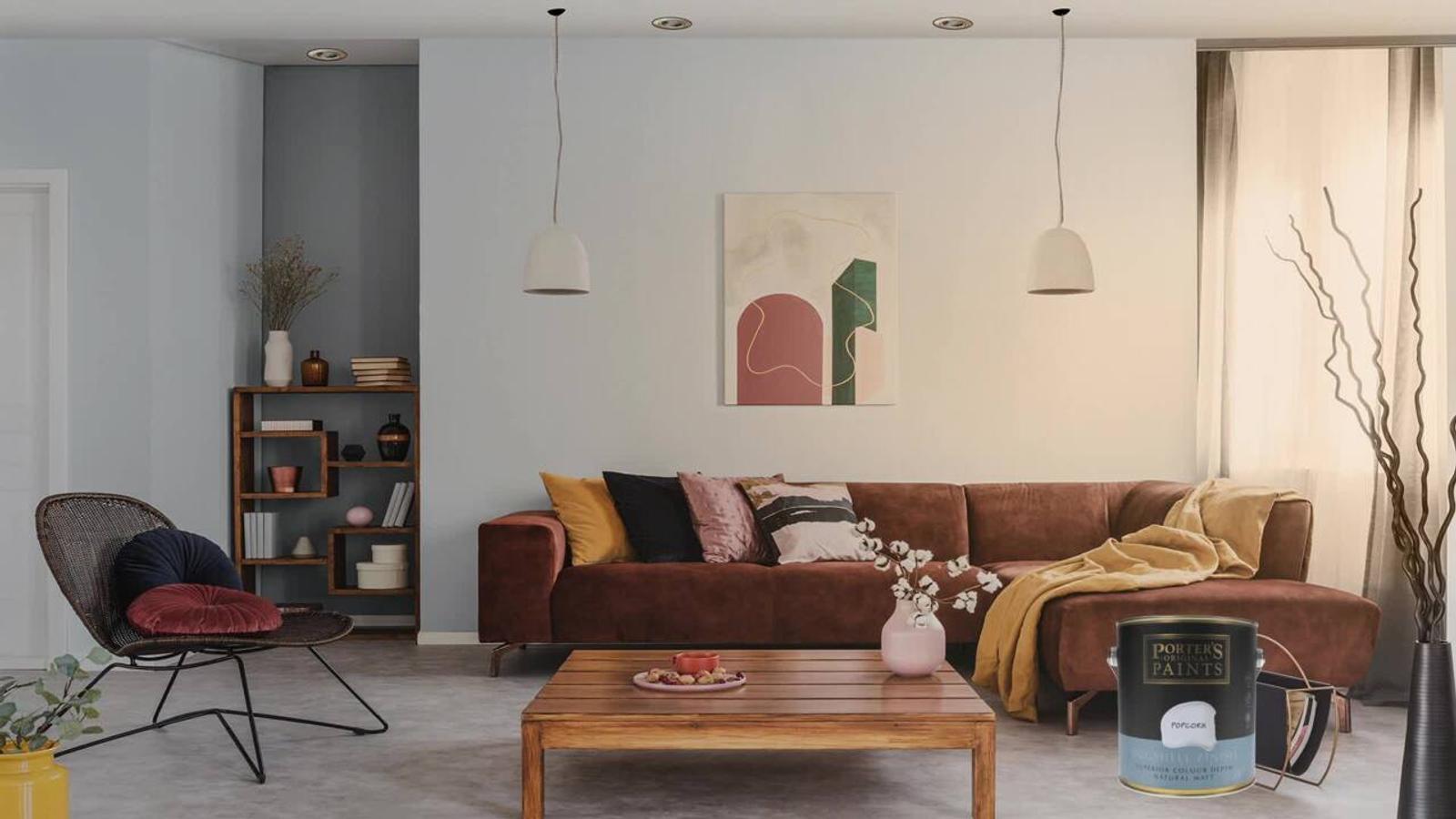 Porter's Paints Broadwall 2L Popcorn Eggshell Washable Wall Paint