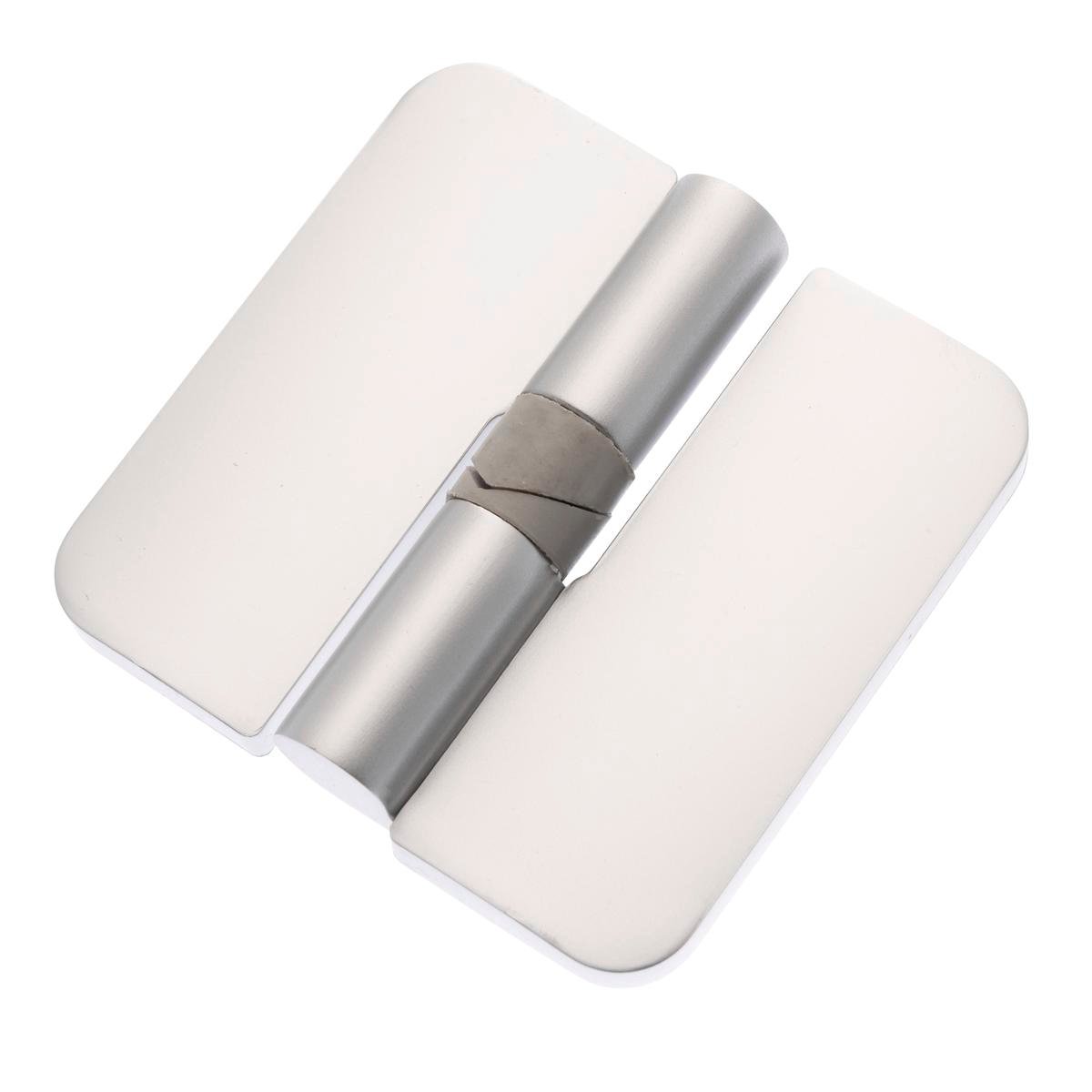 Lane 82 x 80 x 6mm Aluminium Right Hand Gravity Hinge 2 Pack Pearl
