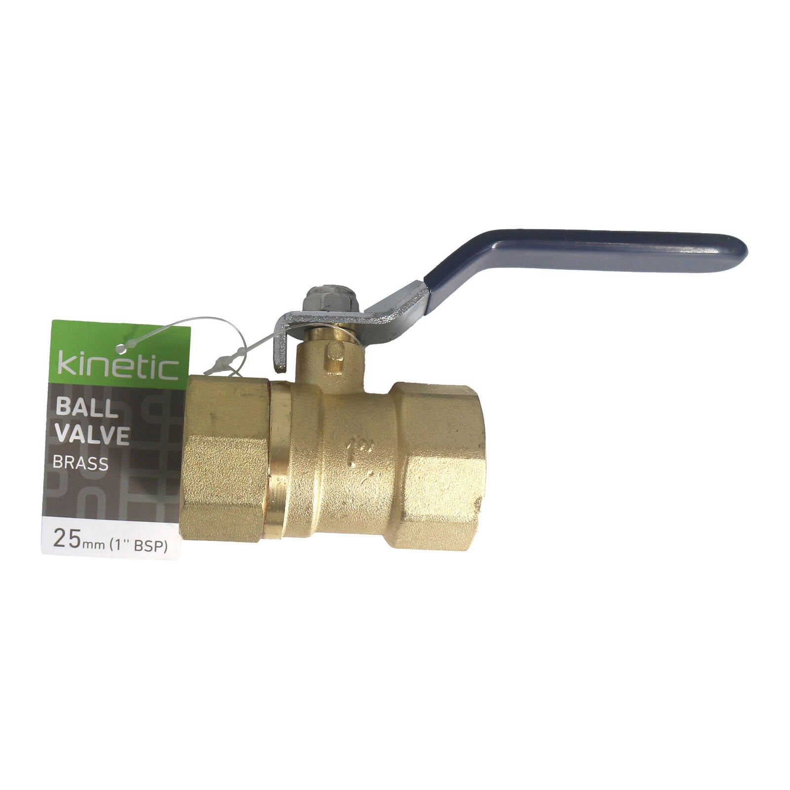 Kinetic 25mm Brass Lever Handle Water Ball Valve, Lead Free Brass, Quarter-Turn