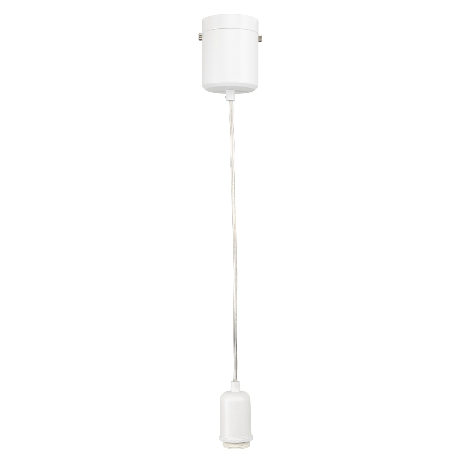 Brilliant Maggie Matt White Plug-In Suspension Pendant 21395/05