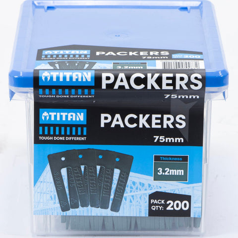 Titan 3 Window Packers - 200 Piece - 2 x 75mm - Green - Durable Support - SuperSaverAU - view 1