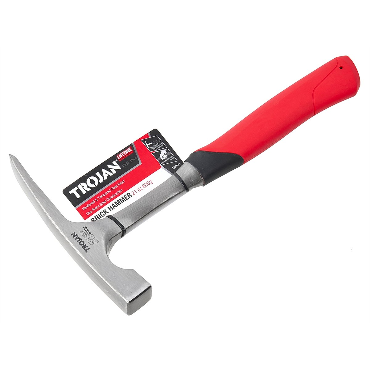 Trojan 600g Steel Handle Brick Hammer