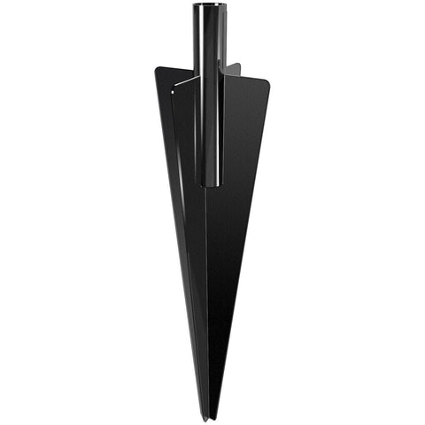 Peak No-Dig 400mm Black Steel Fence Post Spike for Corners, Ends & Gates