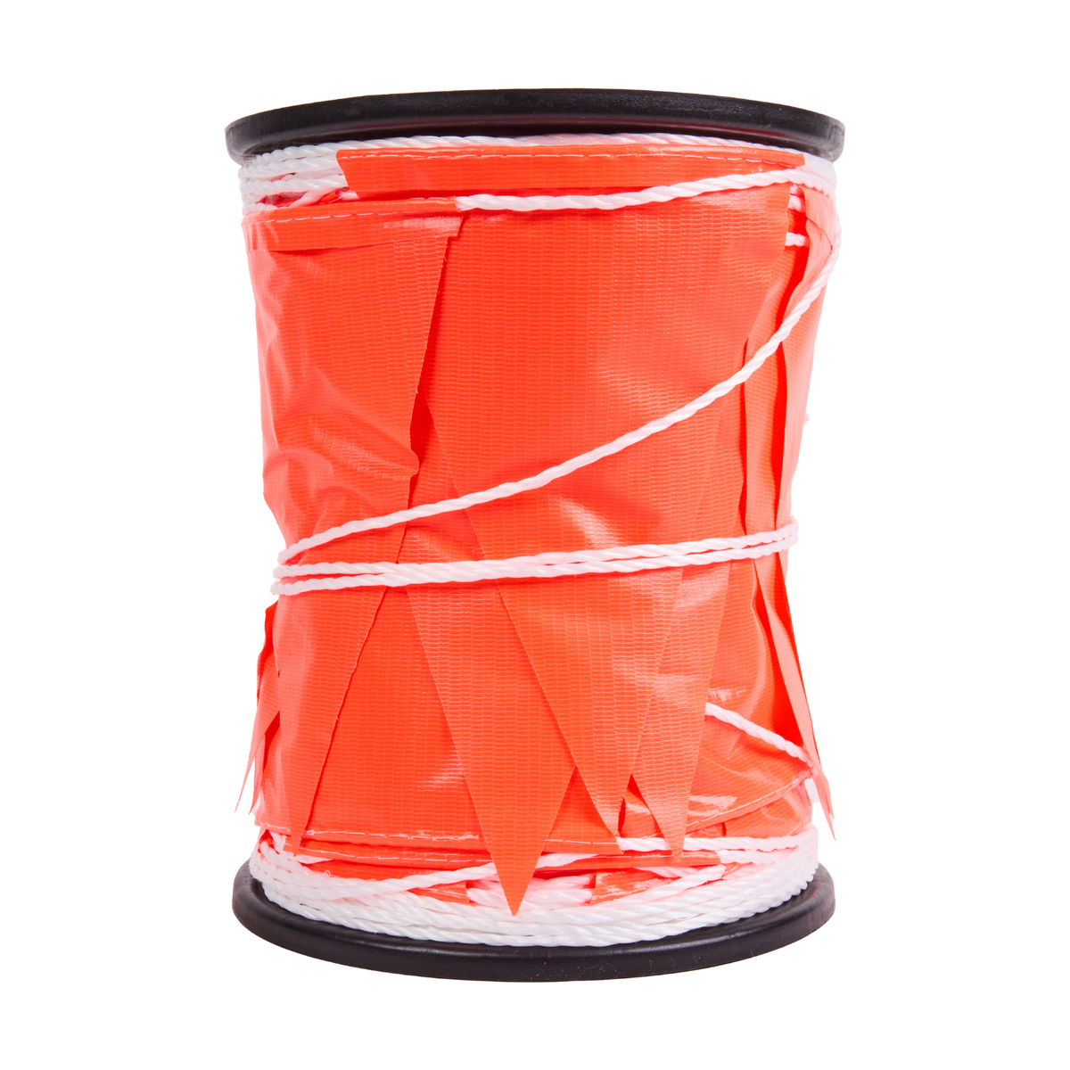 Brutus 100m Orange PVC and Polypropylene Safety Flag Reel