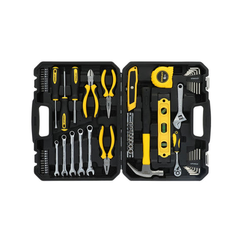 Stanley 63 Piece Mixed Hand Tool Set with Wrenches Pliers and Bits