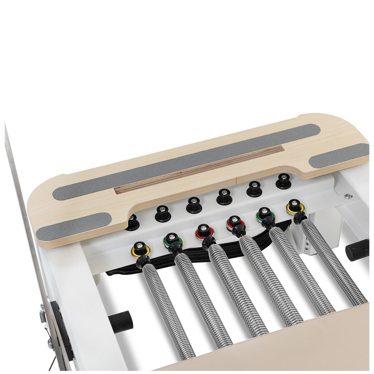 Lifespan Fitness Contour Pro aluminium reformer Pilates bed set - beige accents - 75kg - LFRF-CONTPROB