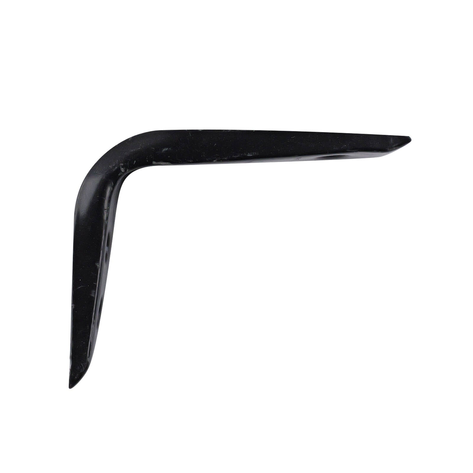 Carinya 100 x 75mm Black Powder Coated Steel Angle Bracket, 50kg, Wall Mount