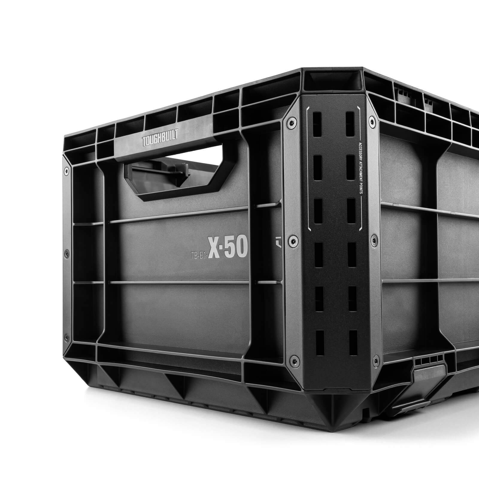 ToughBuilt StackTech Tool Crate with Auto-Locking Mechanism