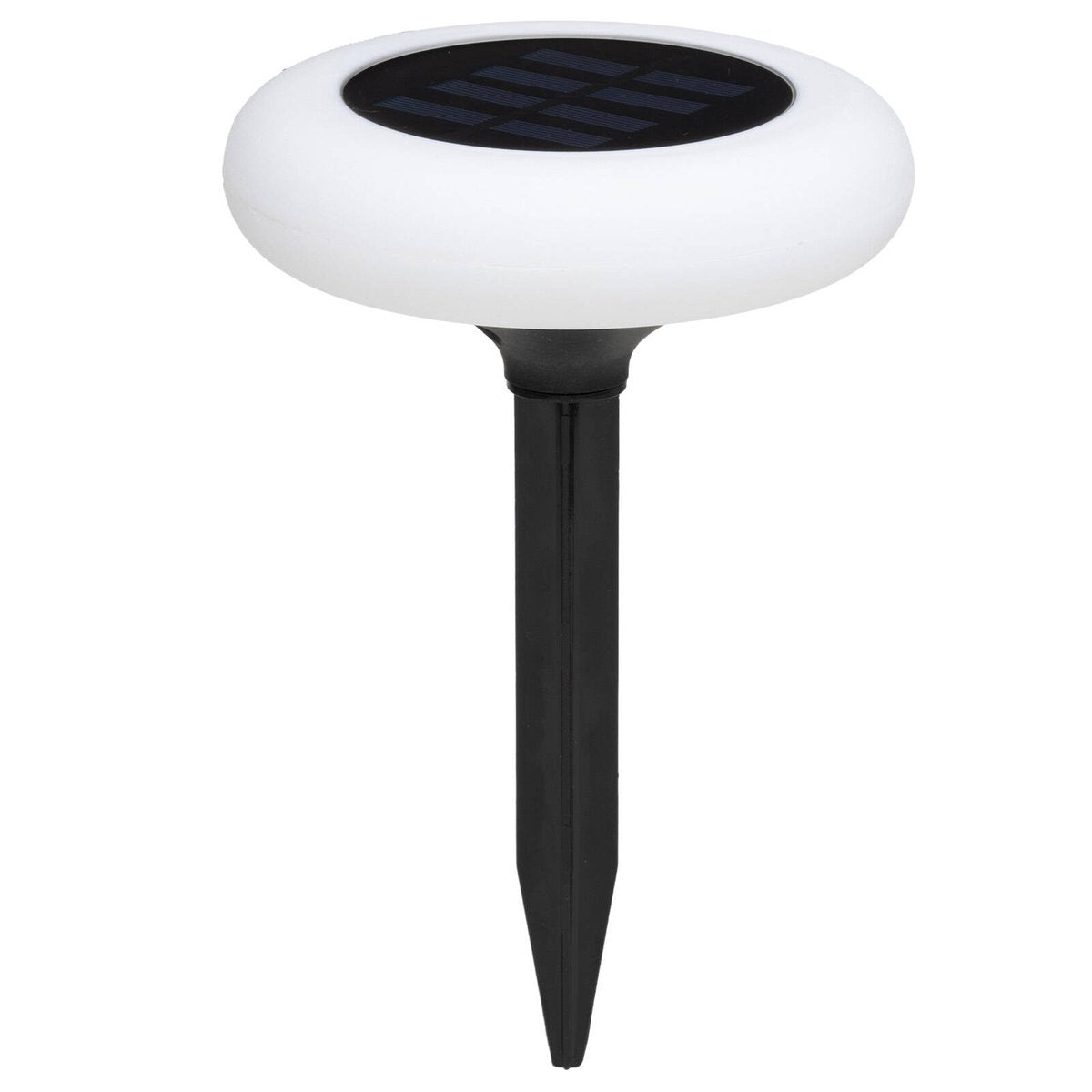 Click Solar RGB Stake Light Black LED Weather Resistant Outdoor Garden Light
