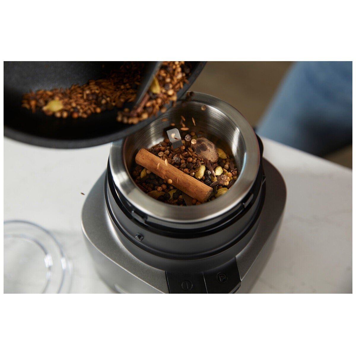 Kenwood Duo Prep two-in-one chopper and grinder - 800W, 500ml, stack and store - CHP80000SI