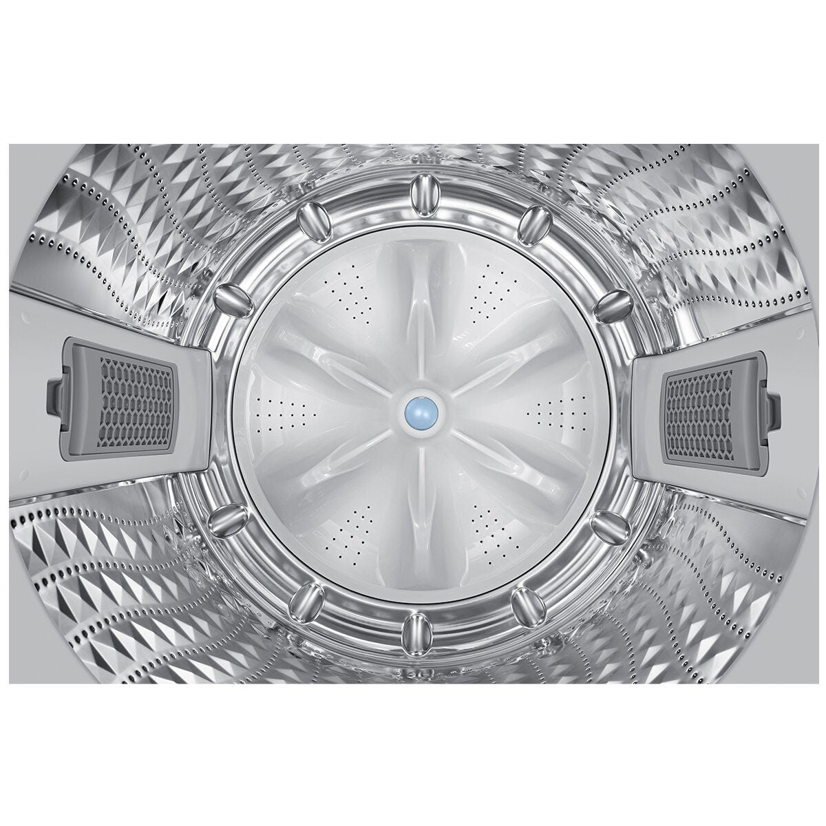 Samsung 9kg Top Load Washing Machine - Neat White, Digital Inverter Motor, Diamond Drum - WA90CG6745BW