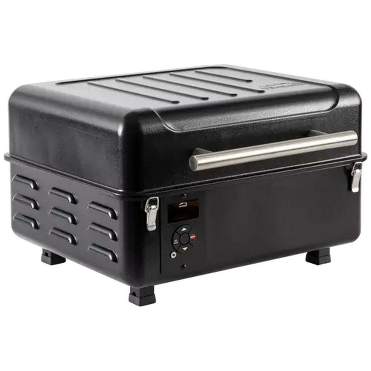 Traeger Portable Wood Pellet Grill - Digital Arc Controller, Cast Iron Griddle, Keep Warm Mode - TFT18KLDA