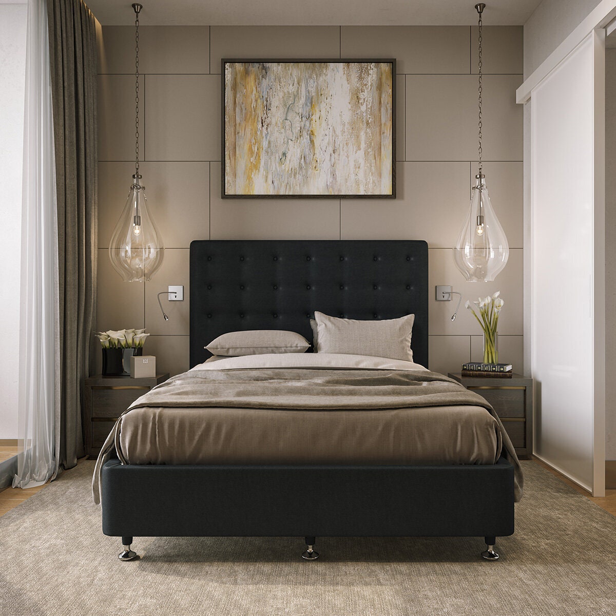 A.H. Beard Domino Antwerp double mattress - plush feel, Climalux, Conforma Coil 3 Zone - DOANTPMDBL