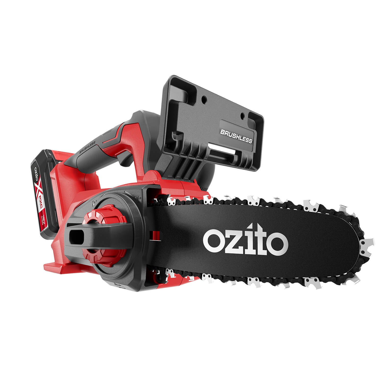 Ozito PXC 18V 200mm Brushless Top Handle Chainsaw 2.5Ah Kit PXTCSK-2520
