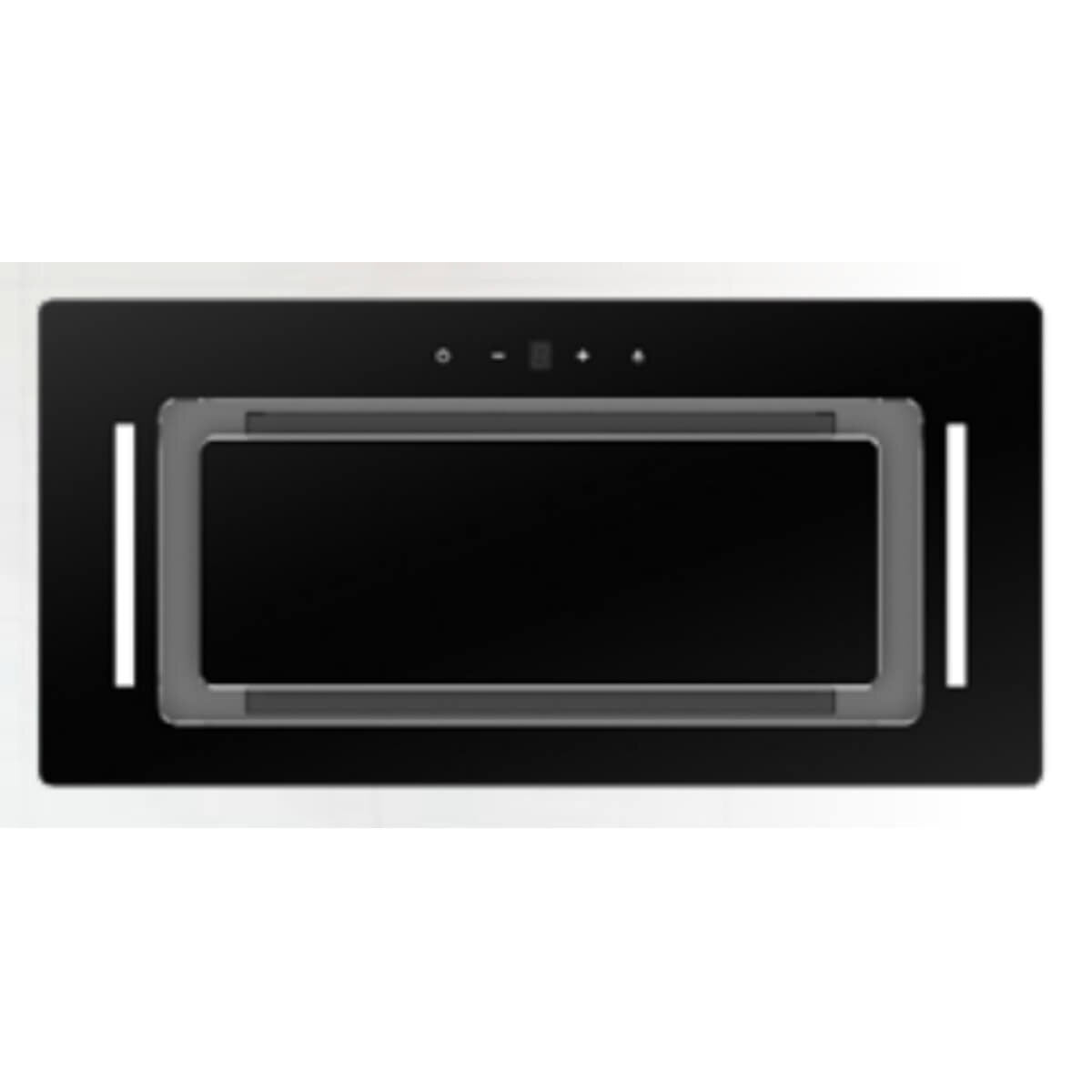 Schweigen 60cm Undermount Rangehood - Black Glass Fascia - 900m³/h - Touch Controls - BGUM6B