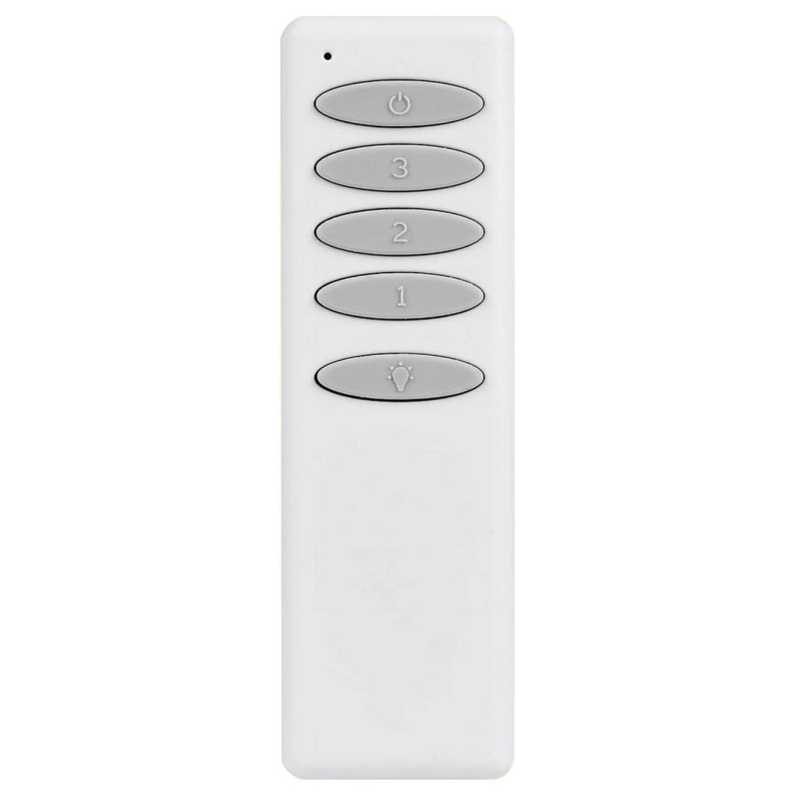 Brilliant Slimline AC Ceiling Fan Remote with Digital Pairing, White 22569/05