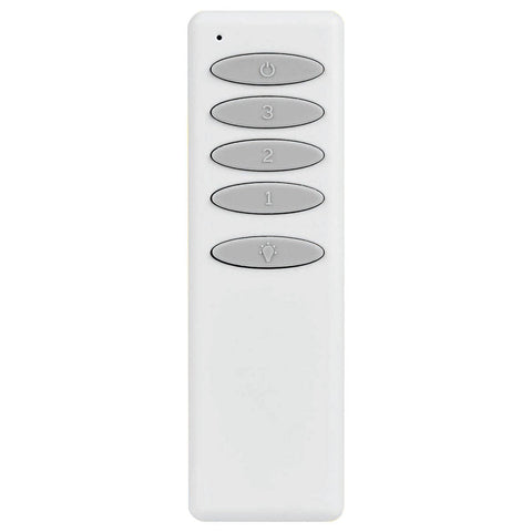 Brilliant Slimline AC Ceiling Fan Remote - Digital Pairing - 35mm x 114mm - White - SuperSaverAU - view 1