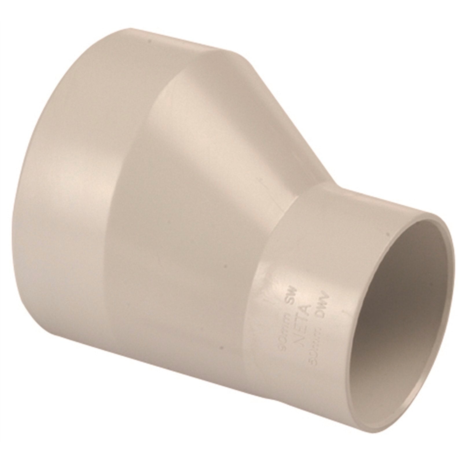 Vinidex 90mm Stormwater to 50mm DWV Adaptor White PVC