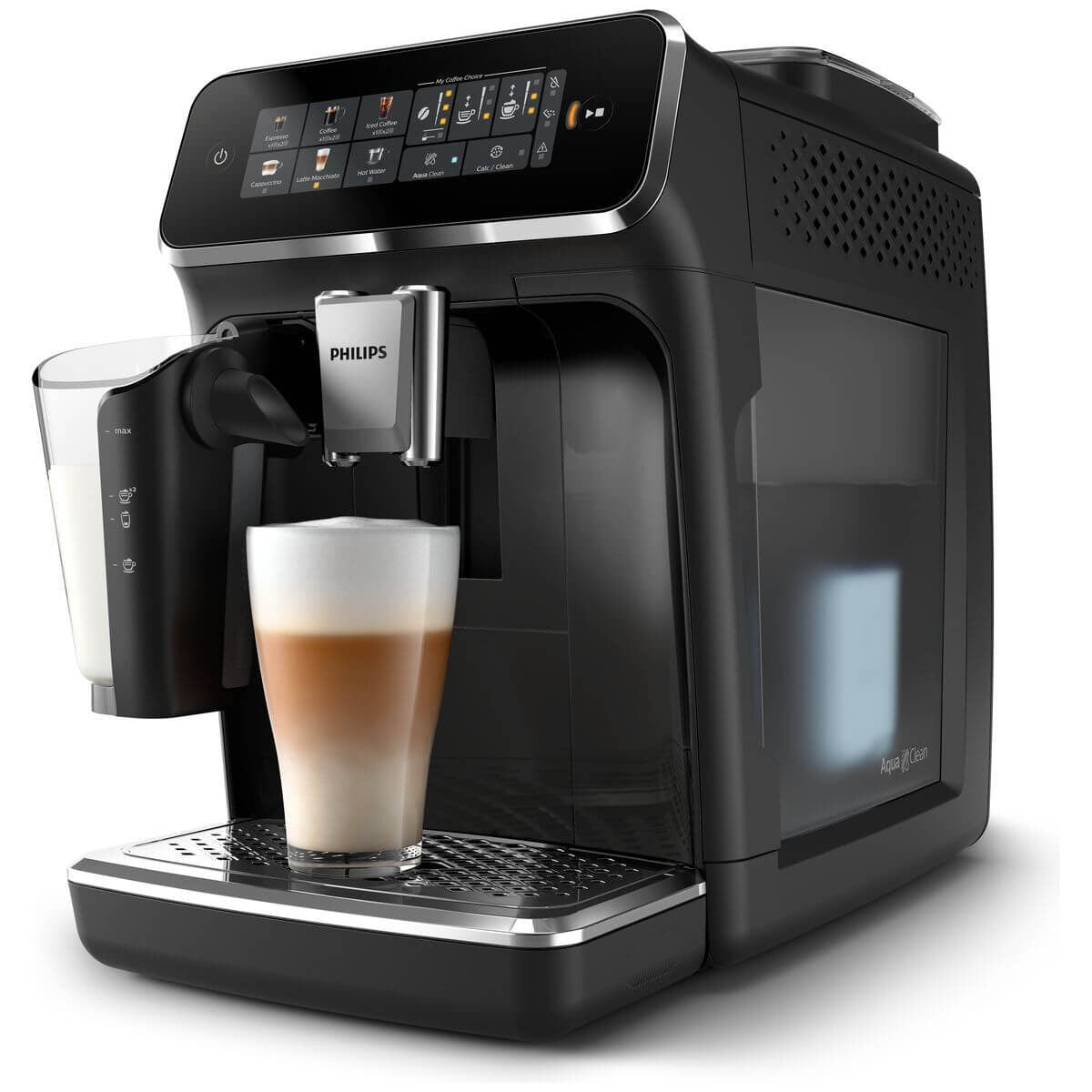 Philips Series 3300 Fully Automatic Espresso Machine - Six Drinks, LatteGo Milk System - EP3341-30