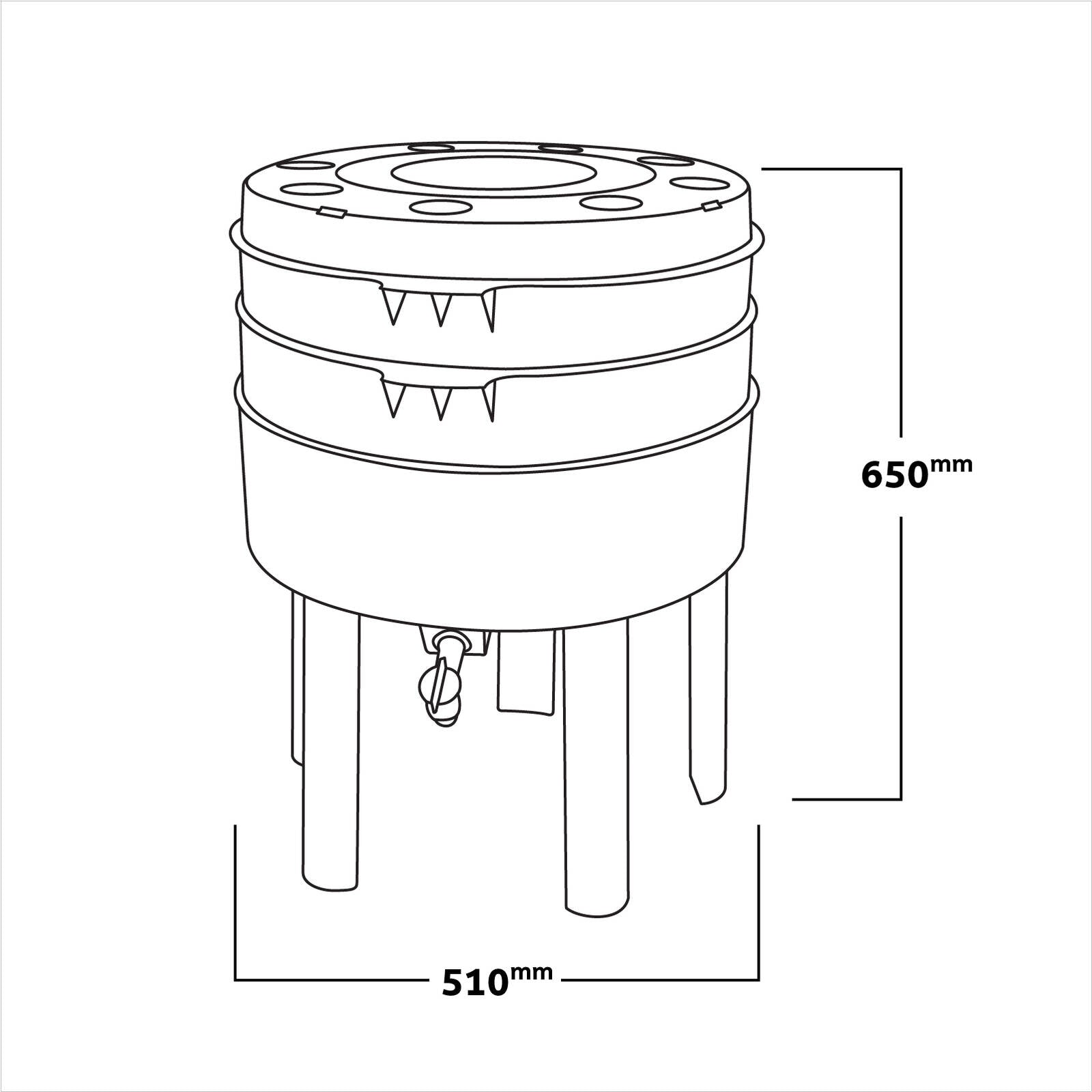 Tumbleweed Can-O-Worms Worm Farm Composting Kit